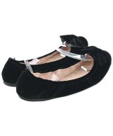 Miu Miu（ミュウミュウ）バレエシューズ/オペラシューズ 黒 サイズ:EU37(23.5cm位) レディース/2200639719016