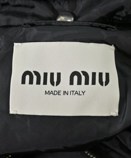 Miu Miu（ミュウミュウ）ダウンジャケット/ダウンベスト 黒 サイズ:38(S位) レディース/2200641544163
