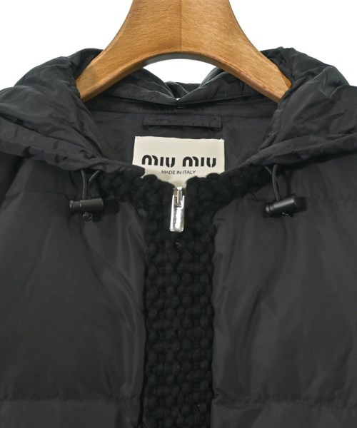 Miu Miu（ミュウミュウ）ダウンジャケット/ダウンベスト 黒 サイズ:38(S位) レディース/2200641544163