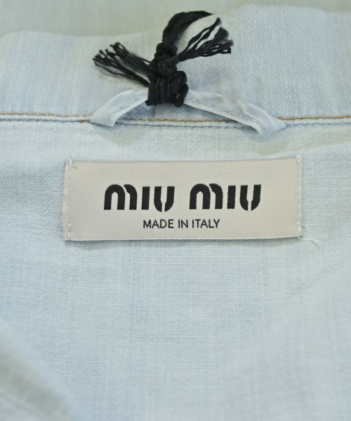 Miu Miu（ミュウミュウ）カジュアルシャツ 青 サイズ:38(S位) レディース/2200642238092