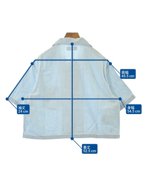 Miu Miu（ミュウミュウ）カジュアルシャツ 青 サイズ:38(S位) レディース/2200642238092