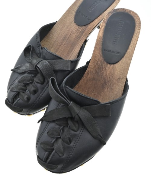 Miu Miu（ミュウミュウ）その他 黒 サイズ:EU37 1/2(24cm位) レディース/2200640918446