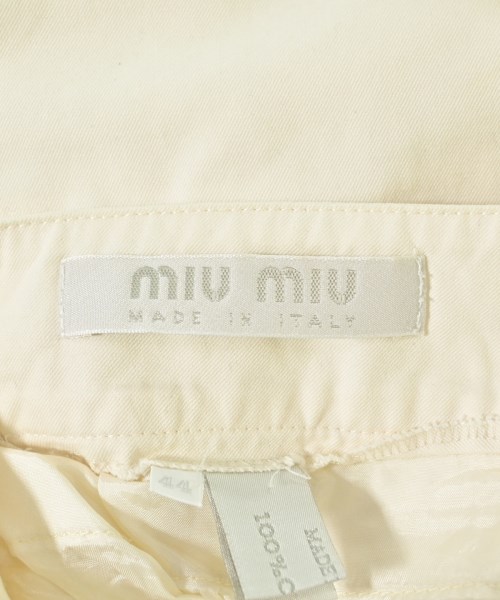 Miu Miu（ミュウミュウ）ショートパンツ 白 サイズ:44(L位) レディース/2200643451148