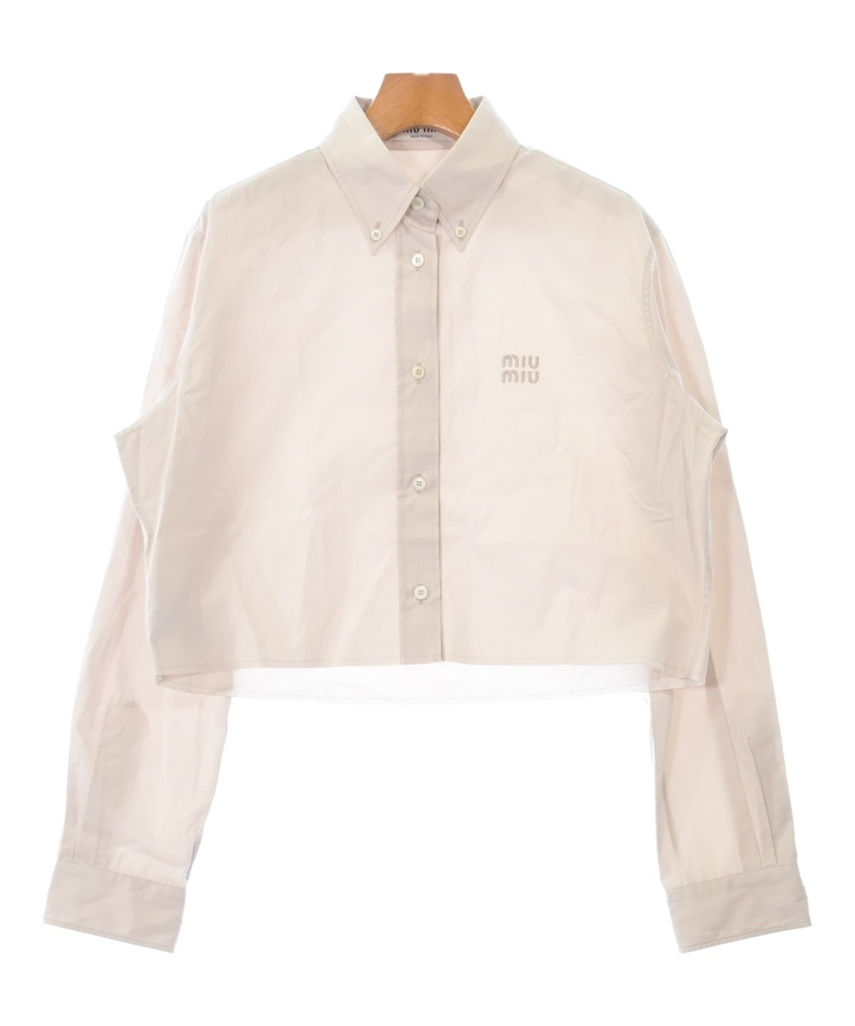 Miu Miu（ミュウミュウ）カジュアルシャツ ベージュ サイズ:38(S位