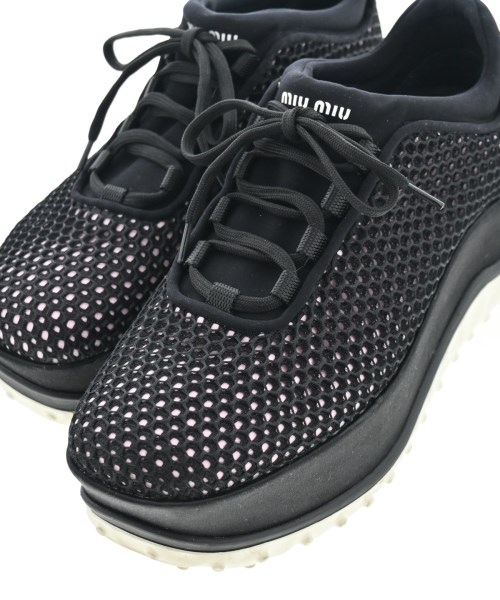 Miu Miu（ミュウミュウ）スニーカー 黒 サイズ:EU37(23.5cm位) レディース/2200633034405