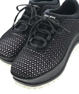 Miu Miu（ミュウミュウ）スニーカー 黒 サイズ:EU37(23.5cm位) レディース/2200633034405