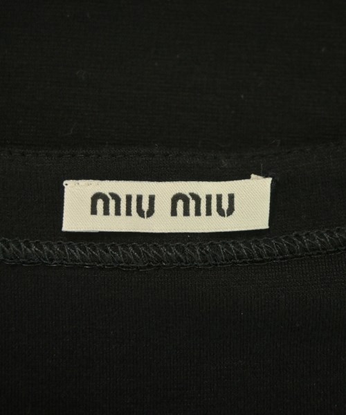 Miu Miu（ミュウミュウ）Tシャツ・カットソー 黒 サイズ:XS レディース/2200644058018