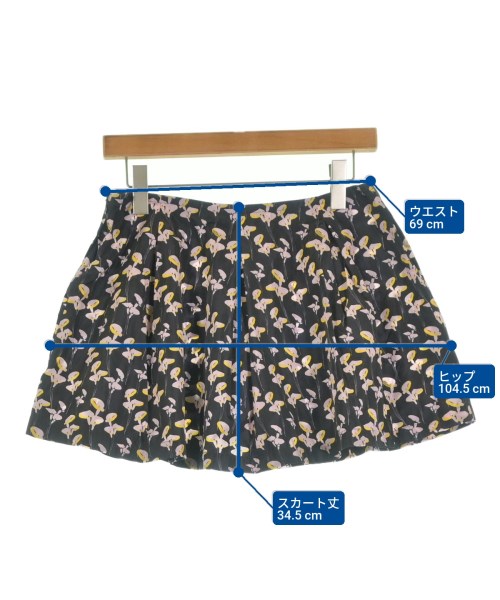 Miu Miu（ミュウミュウ）ミニスカート 黒 サイズ:40(M位) レディース/2200634060540