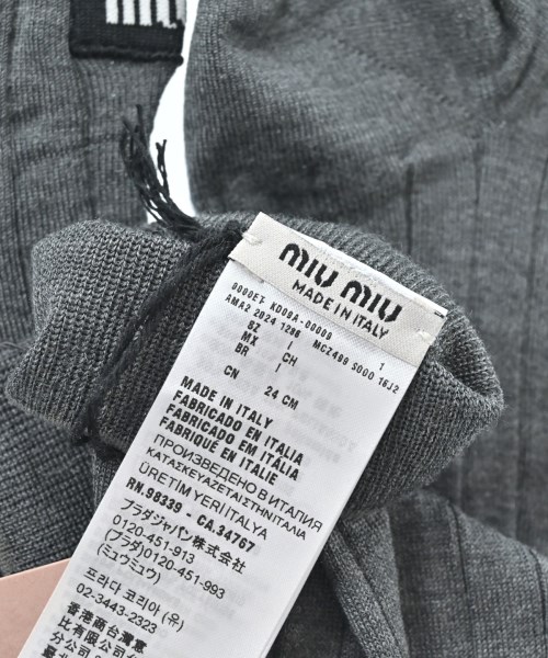 Miu Miu（ミュウミュウ）小物類（その他） グレー サイズ:24 レディース/2200635307026