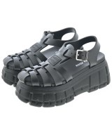 Miu Miu（ミュウミュウ）サンダル 黒 サイズ:EU38(24.5cm位) レディース/2200644172042