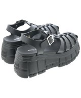 Miu Miu（ミュウミュウ）サンダル 黒 サイズ:EU38(24.5cm位) レディース/2200644172042