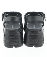 Miu Miu（ミュウミュウ）サンダル 黒 サイズ:EU38(24.5cm位) レディース/2200644172042