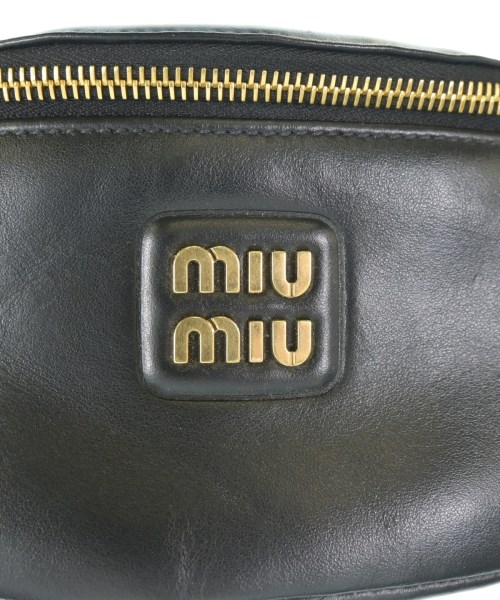 Miu Miu（ミュウミュウ）ショルダーバッグ 黒 サイズ:- レディース/2200574720177