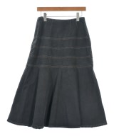 Miu Miu（ミュウミュウ）ロング・マキシ丈スカート 黒 サイズ:40(M位) レディース/2200597431159