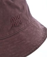 Miu Miu（ミュウミュウ）ハット 赤 サイズ:M レディース/2200621779028