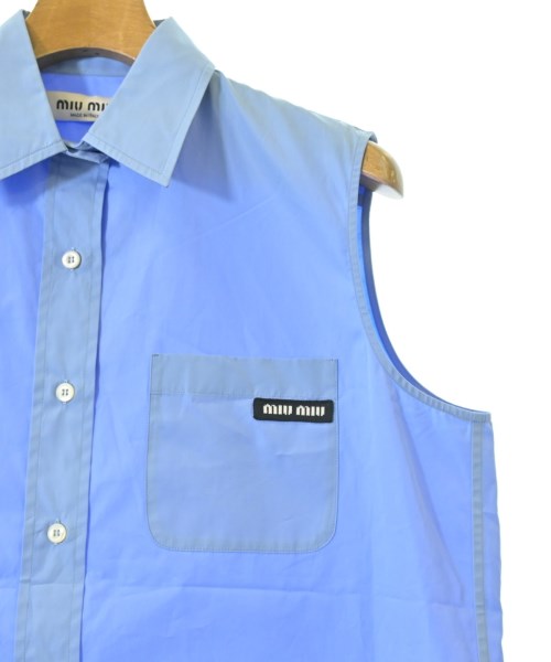Miu Miu（ミュウミュウ）ブラウス 青 サイズ:38(S位) レディース/2200622402055