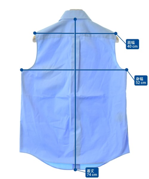 Miu Miu（ミュウミュウ）ブラウス 青 サイズ:38(S位) レディース/2200622402055