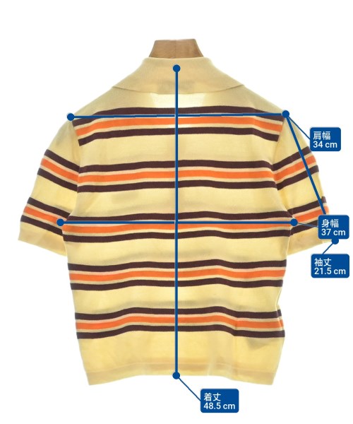 Miu Miu（ミュウミュウ）ポロシャツ 黄 サイズ:38(S位) レディース/2200622402123