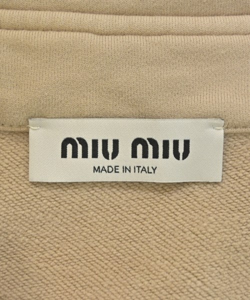Miu Miu（ミュウミュウ）スウェット ベージュ サイズ:M レディース/2200622402246