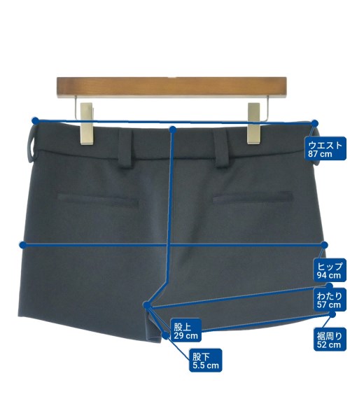 Miu Miu（ミュウミュウ）ショートパンツ 紺 サイズ:40(M位) レディース/2200622402345