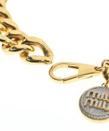 Miu Miu（ミュウミュウ）ネックレス ゴールド サイズ:- レディース/2200622402512