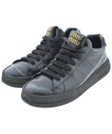 Miu Miu（ミュウミュウ）スニーカー 黒 サイズ:EU37 1/2(24cm位) レディース/2200622402567