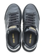 Miu Miu（ミュウミュウ）スニーカー 黒 サイズ:EU37 1/2(24cm位) レディース/2200622402567