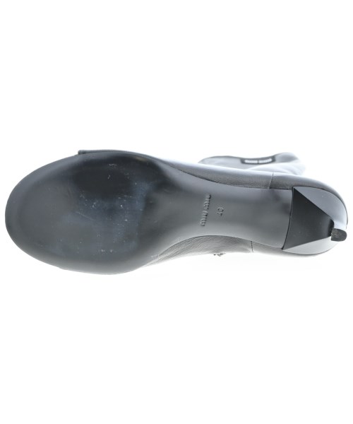 Miu Miu（ミュウミュウ）ブーツ 黒 サイズ:EU40(26.5cm位) レディース/2200622402581