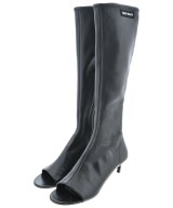 Miu Miu（ミュウミュウ）ブーツ 黒 サイズ:EU40(26.5cm位) レディース/2200622402581