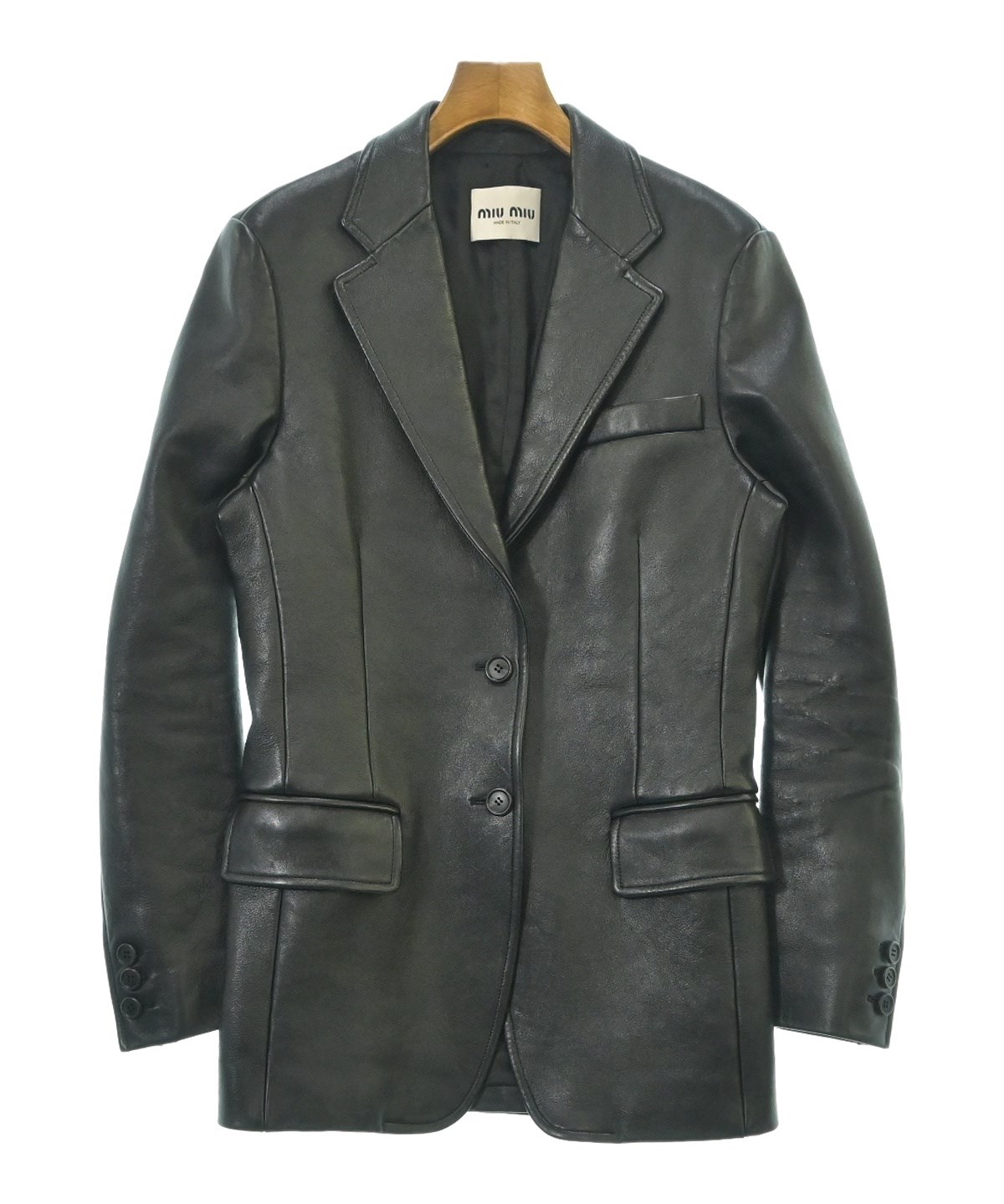 miumiuジャケット MIUMIU ミュウミュウ ブルゾン ジャケット サイズ38 ギンガムチェック