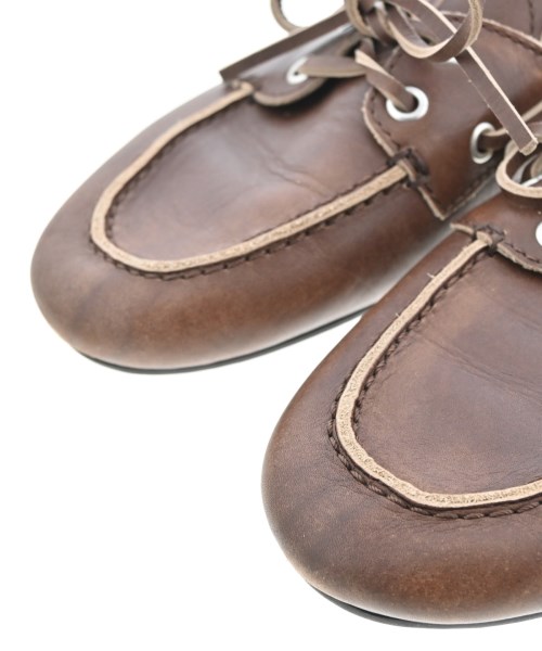 Miu Miu（ミュウミュウ）モカシン/デッキシューズ 茶 サイズ:EU37(23.5cm位) レディース/2200623034033