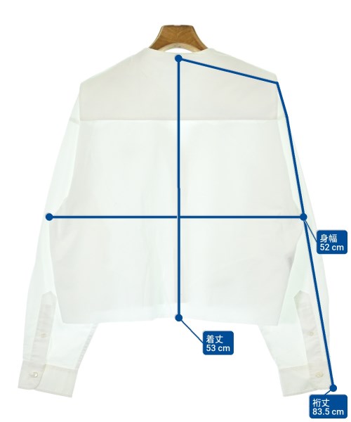 Miu Miu（ミュウミュウ）カジュアルシャツ 白 サイズ:38(S位) レディース/2200623034200