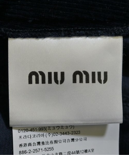 Miu Miu（ミュウミュウ）その他 紺 サイズ:36(XS位) レディース/2200611311061
