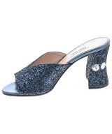 Miu Miu（ミュウミュウ）サンダル 青 サイズ:EU35 1/2(22cm位) レディース/2200623321072