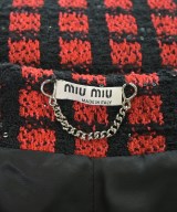 Miu Miu（ミュウミュウ）ノーカラージャケット 赤 サイズ:38(S位) レディース/2200622230139