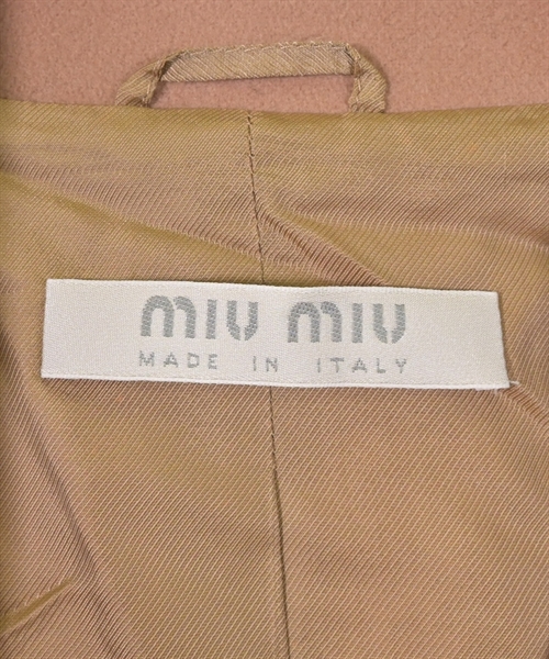 Miu Miu（ミュウミュウ）チェスターコート ベージュ サイズ:42(M位) レディース/2200613328258