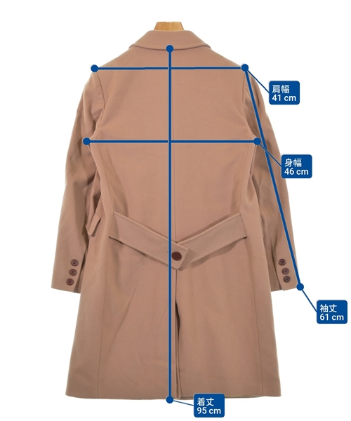 Miu Miu（ミュウミュウ）チェスターコート ベージュ サイズ:42(M位) レディース/2200613328258