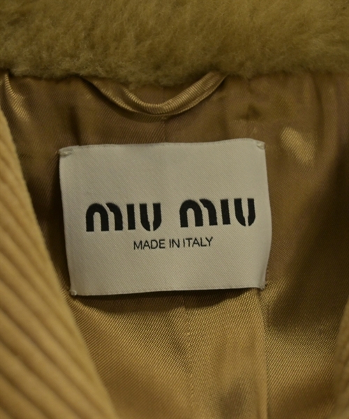 Miu Miu（ミュウミュウ）チェスターコート 茶 サイズ:38(S位) レディース/2200624955054
