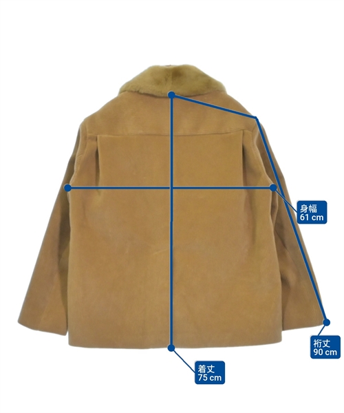 Miu Miu（ミュウミュウ）チェスターコート 茶 サイズ:38(S位) レディース/2200624955054