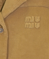 Miu Miu（ミュウミュウ）チェスターコート 茶 サイズ:38(S位) レディース/2200624955054