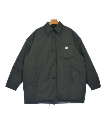 MIU MIU ブラック ベルベット ダウンベスト 2138824E0008_x1_a001.jpg