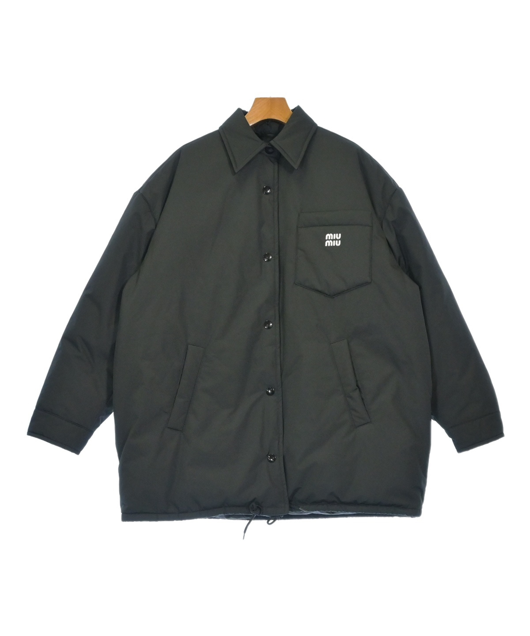 Miu Miu（ミュウミュウ）ダウンジャケット/ダウンベスト 黒 サイズ:36