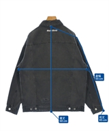 Miu Miu（ミュウミュウ）デニムジャケット 黒 サイズ:36(XS位) レディース/2200624955078