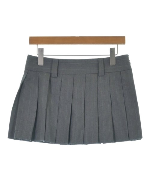 Miu Miu（ミュウミュウ）ミニスカート グレー サイズ:36(XS位) レディース/2200624955092