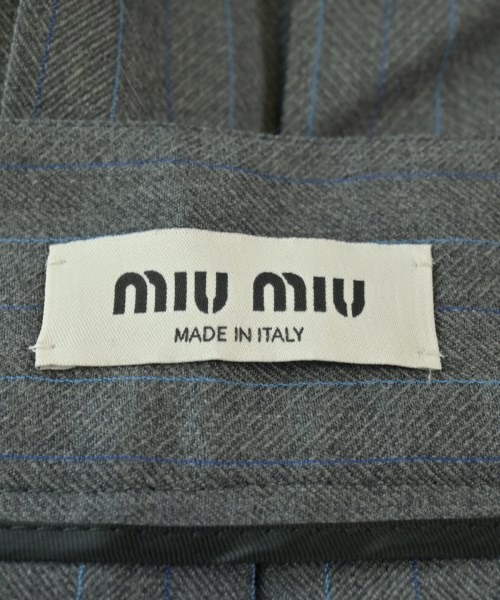 Miu Miu（ミュウミュウ）ミニスカート グレー サイズ:36(XS位) レディース/2200624955092