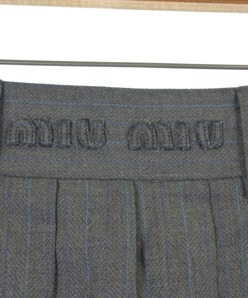 Miu Miu（ミュウミュウ）ミニスカート グレー サイズ:36(XS位) レディース/2200624955092