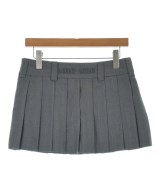 Miu Miu（ミュウミュウ）ミニスカート グレー サイズ:36(XS位) レディース/2200624955092