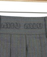 Miu Miu（ミュウミュウ）ミニスカート グレー サイズ:36(XS位) レディース/2200624955092