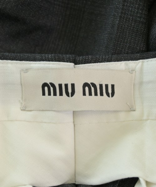 Miu Miu（ミュウミュウ）スラックス グレー サイズ:40(M位) レディース/2200624955115