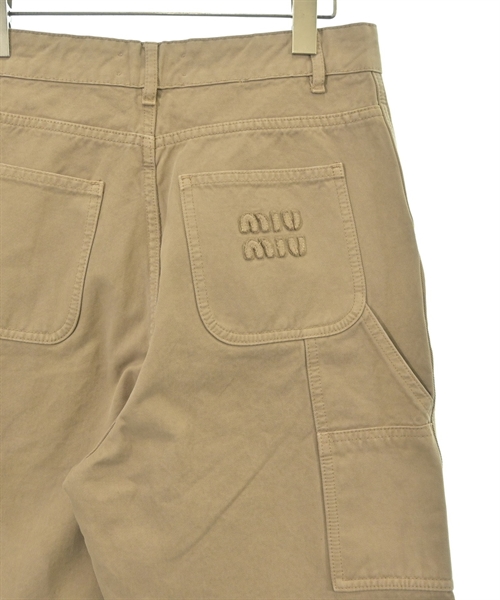 Miu Miu（ミュウミュウ）チノパン ベージュ サイズ:38(S位) レディース/2200625706037